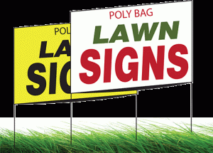 lawn signs