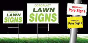 lawn signs